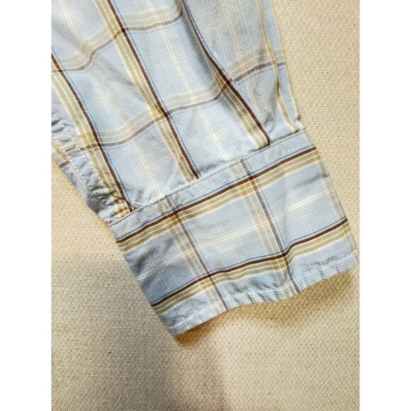 Eddie Bauer Authentic Outdoor Outfitter Men's Button Down Shirt Sz LT Light Blue - Picture 7 of 11